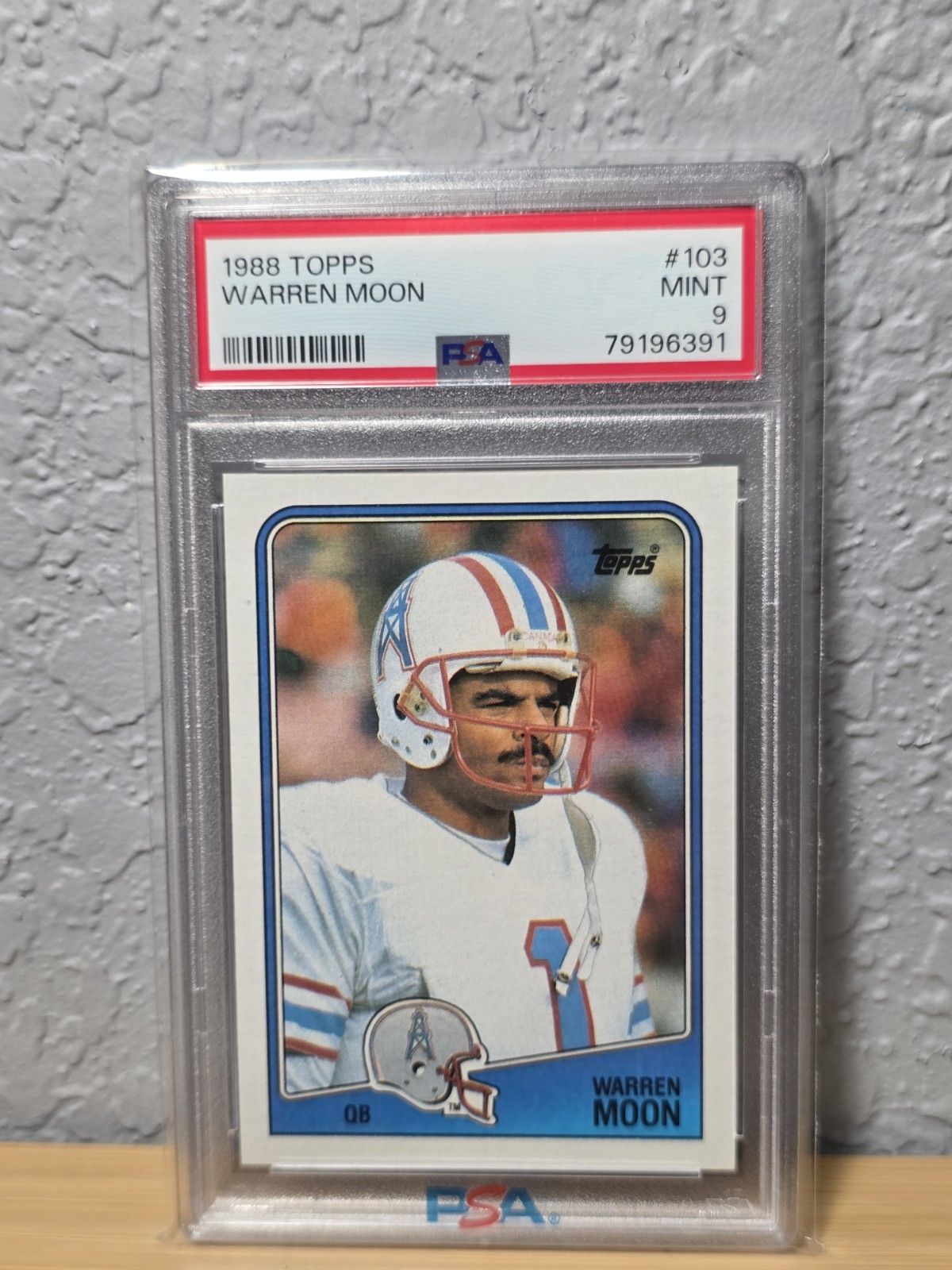1988 TOPPS #103 WARREN MOON PSA 9