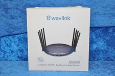 New Wavlink Quantum T8 AC3000 MU-MIMO Tri-Band Touchlink Gigabit Router Foldable