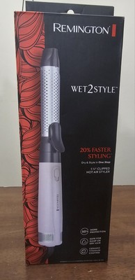 Remington Wet2Style 1 1/4 Clipped Hot Air Curling Iron