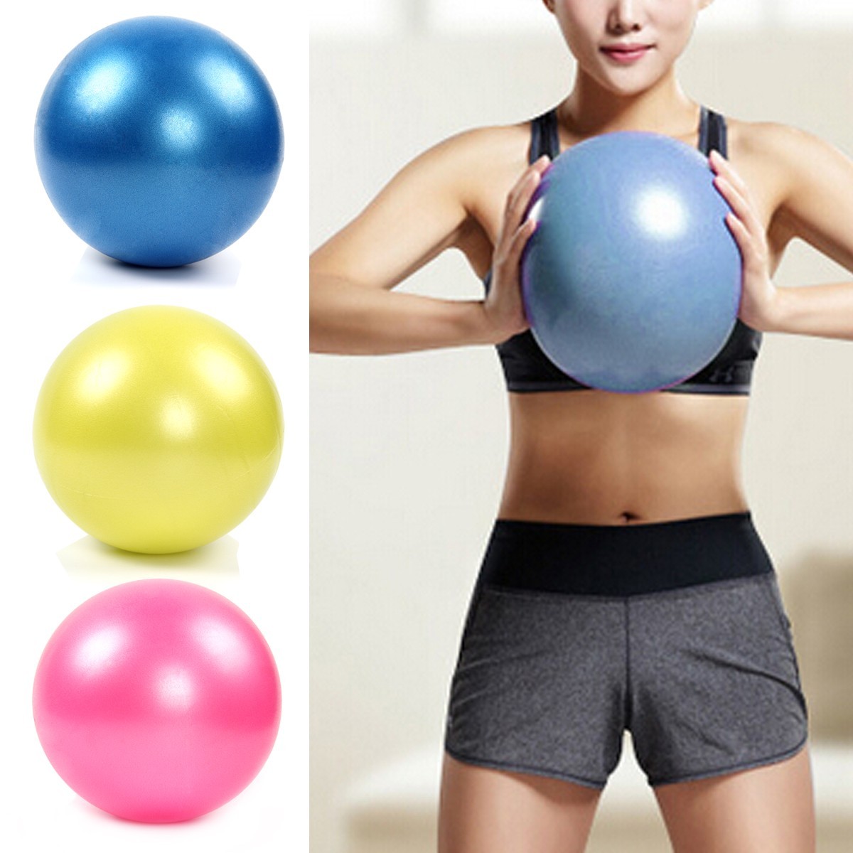 Mini Pilates Yoga Ball Fitness Schwangerschaft Geburt Anti Burst Bälle 25 cm