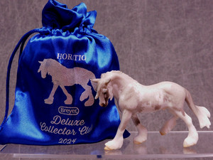 Breyer NEW * Horatio * Othello Draft 2024 Deluxe Club Stablemate Model Horse