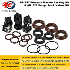 AR1828 Check Valve Kit & AR1857 Seal Packing Kit for Annovi Reverberi Pump 18mm