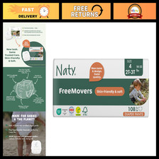 Soft  Absorbent Potty Training Pants  Leak-Proof, Unscented, Size 4, 108 Count