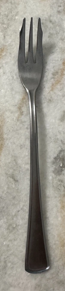 4 Cocktail/Seafood Fork Sublime (Stainless) by Towle Silver 5 7/8" bevel edge - Image 2 of 4