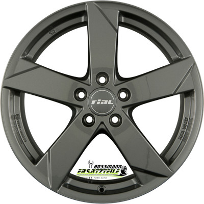 Rial Kodiak graphit 6x15 ET47 - LK5/112 ML57.1 Felgen Alufelgen