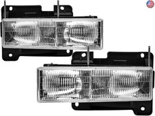 Headlights Assembly Compatible With 1988-2000 Chevy GMC C/K 1500 2500