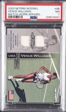 2003 NETPRO INTL SER MATCH WORN APPAREL #8B VENUS WILLIAMS 18/500 PSA 7