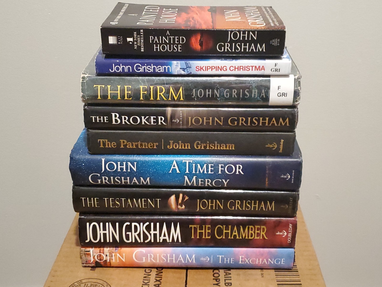 John Grisham Hardcover AND Paperback Books (Lot of 9)