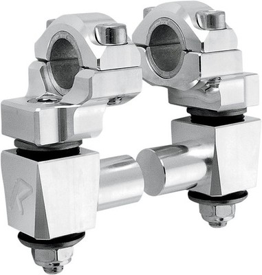 Rox Speed FX 2  Elite Anti-Vibration Pivot Chrome Handlebar Risers (1R-AV2SE)