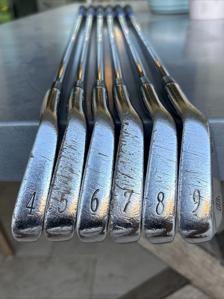 Mizuno MP-32 Hierros 4i-9i Dynamic Gold S300 Eje de Acero Rígido Golf Pride Grips Derecha Foto 3 de 4