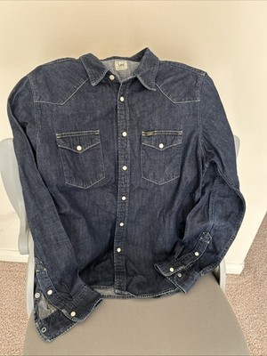 Lee Heren Regular Western Shirt, Washed Black, L Lee Heren Regular Western Shirt, Washed Black, L