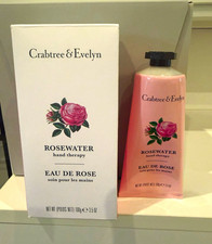 Crabtree & Evelyn Rosewater Hand Cream Rose Hydrating Moisturizer 3.5 oz