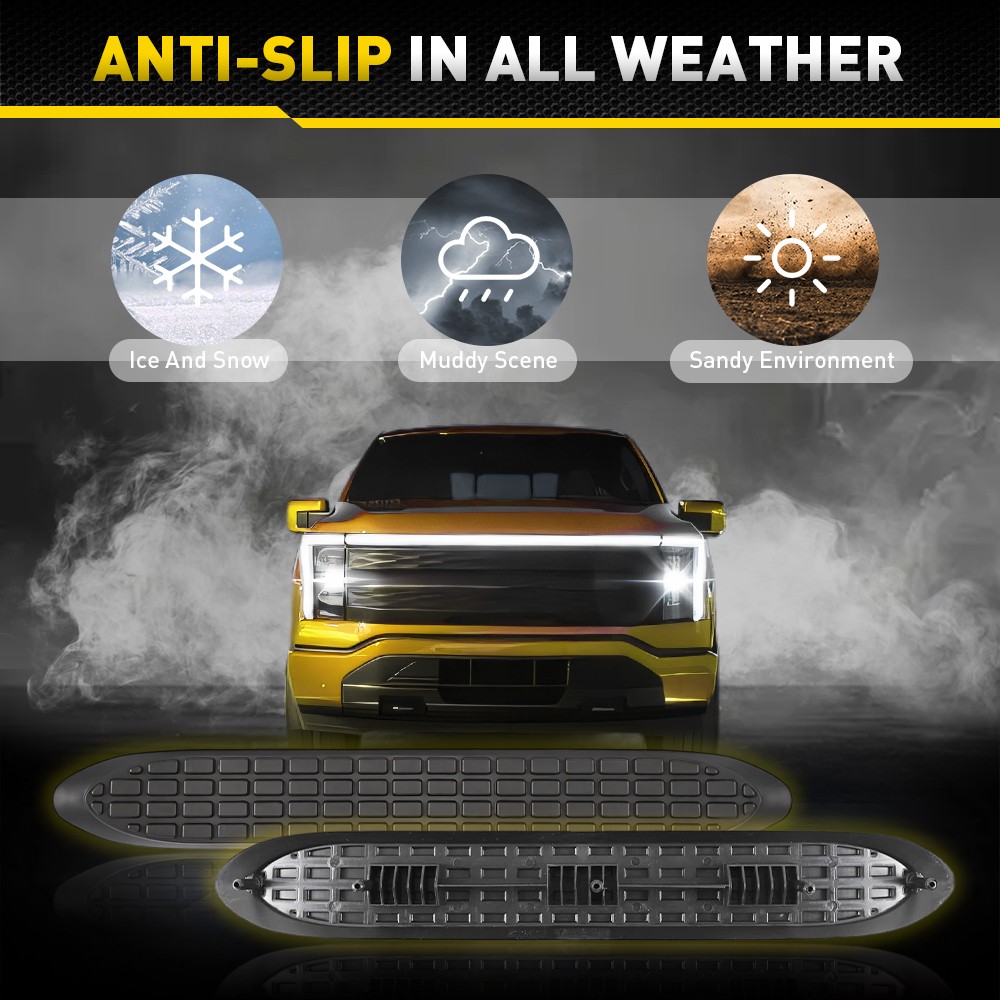 Replacement Step Pad for WSP001KIT 3" Round Nerf Bars Molding 4Pcs RH & LH 5Pin