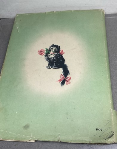 Vintage 1945 Miss Sniff the Fuzzy Cat Jane Curry Whitman Fuzzy Wuzzy Book - Picture 15 of 16