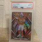 2024 Panini Phoenix - Rookies Bo Nix #159 Fire Burst /350 (RC) PSA 8