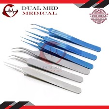 FUE Hair Transplant Forceps Kit Set of 6pcs ST/TI Surgical Instruments