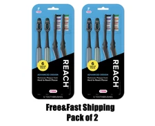 Reach Advanced Design Toothbrush, Firm Bristles, Ergonomic, 12 Count Value Pack