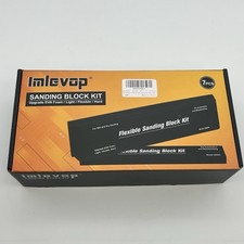 Imlevop 7pc Flexible Sanding Block Kit EVA Foam Wet Dry Auto Woodwork
