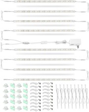 Under Cabinet Lighting 8 Linkable 12inch Flexible Led Light Strips Kit 20w 200
