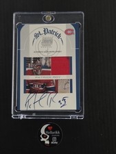 2002-03 Patrick Roy /250 Topps Certified Stadium Autograph Issue Auto Patch 