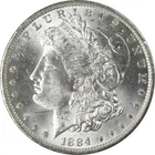 1884 s morgan Silver Dollar $1 Brilliant Uncirculated 90% Silver#9566