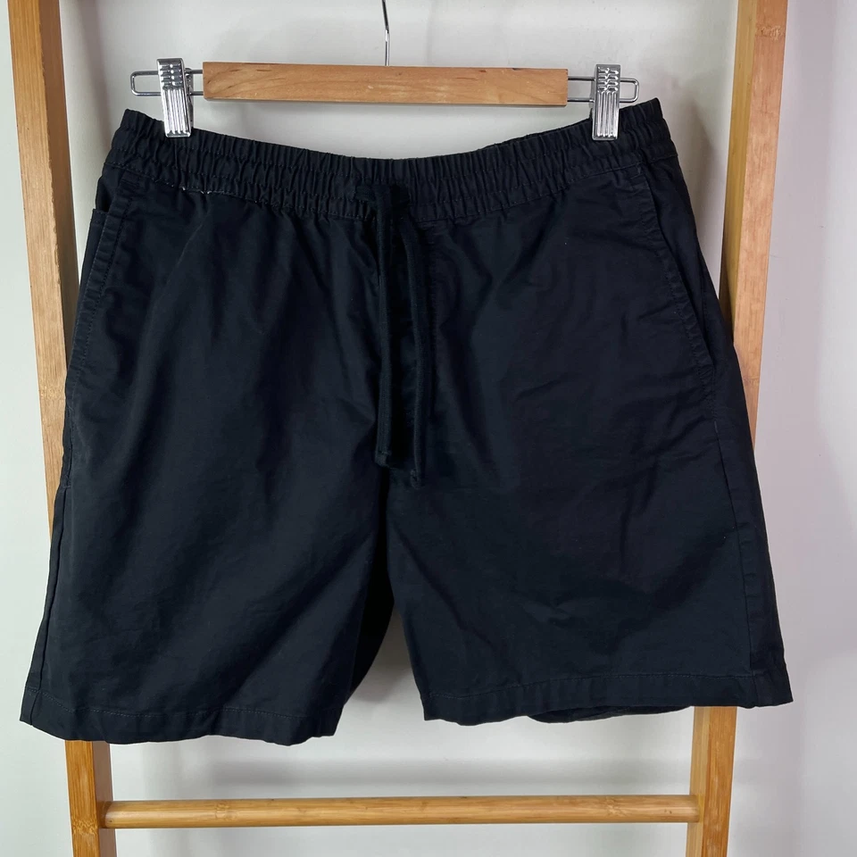 Vans Activewear Shorts Mens Small Black Range Elastic Relaxed Fit Skateboarding
