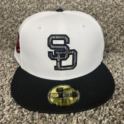 #ad #ad San Diego Padres New Era 7 1 2 Fitted Hat Cap 1978 All Star ASG Patch 59Fifty $34.95