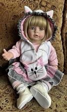 18" ADORA Vinyl Baby Girl w/Cloth Body - Blonde Hair - Blue Eyes