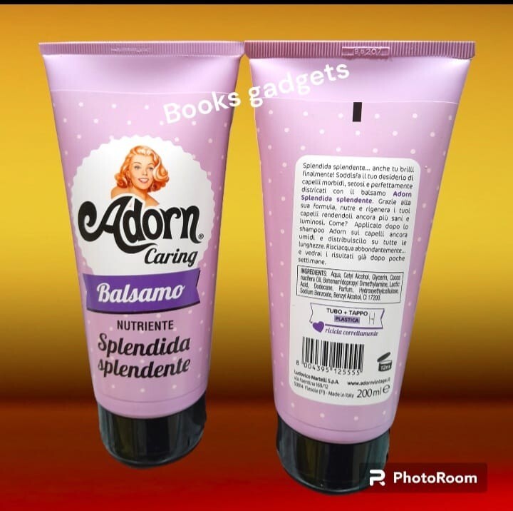 8 Flaconi ADORN Caring BALSAMO Nutriente Splendida Splendente 200ml