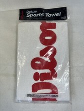 Wilson Deluxe Golf Towel Terry Cloth with Grommet  Hanger White 16"X 25" USA