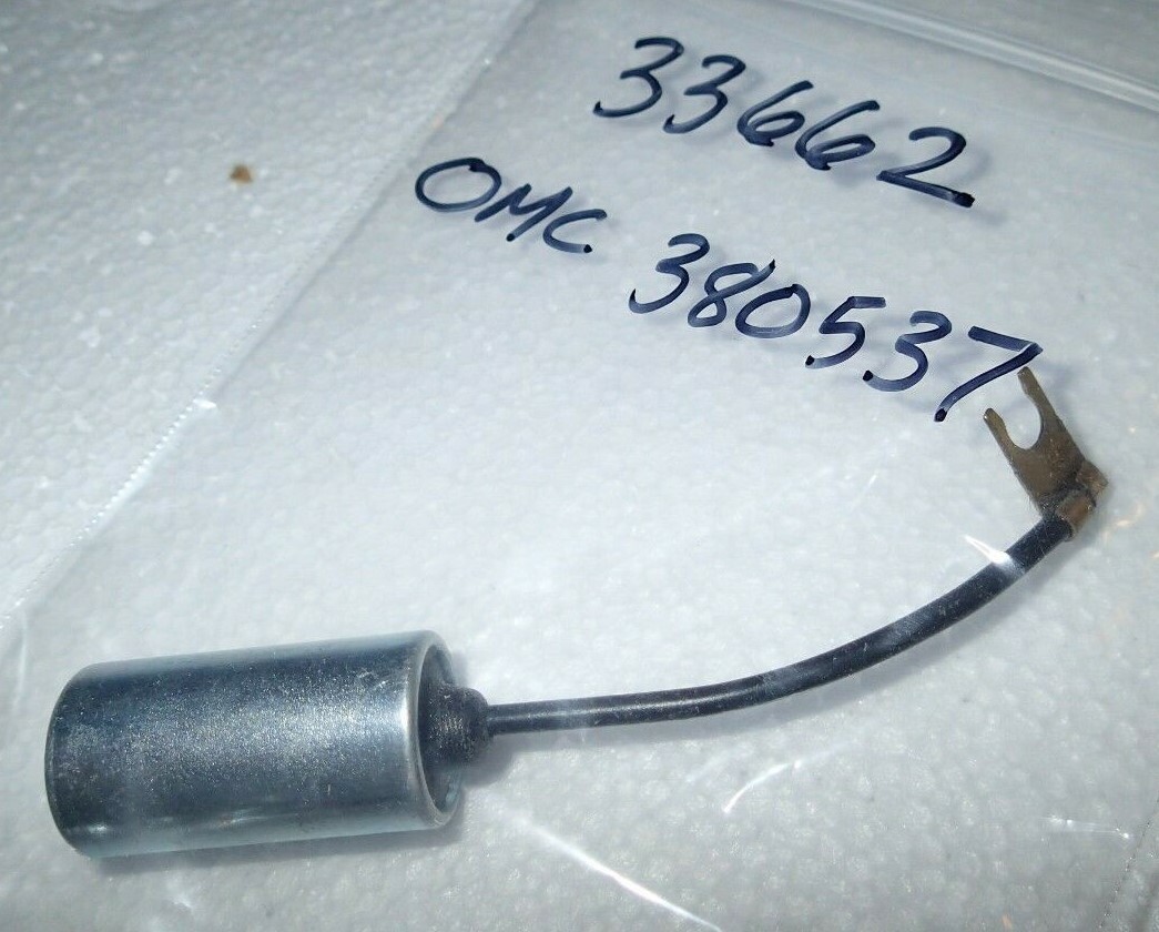 2) Mercury Marine Quicksilver 33662 Genuine OEM Condensers OMC 