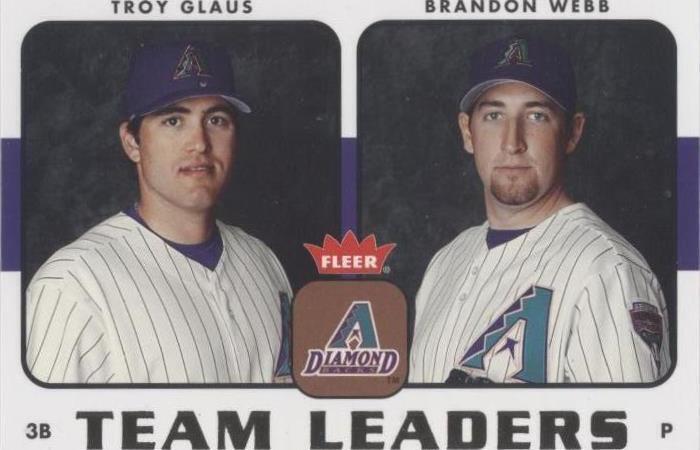 2006 Fleer - Brandon Webb Troy Glaus #TL-1 - 1 of 1