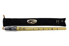Clarke GOLD Sweetone D Irish Tin Penny Whistle & Soft Whistle Pouch