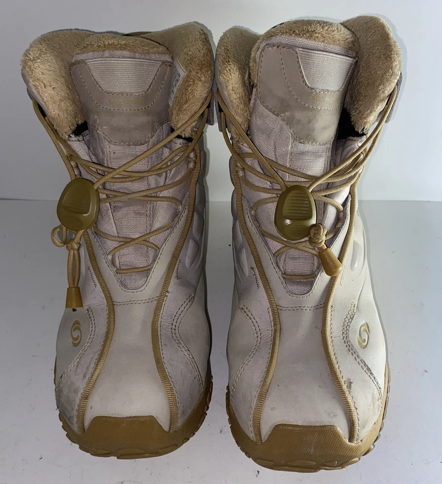 Salomon Women's Size 8 1/2 Thinsulate Ultra GTX Gore Tex Tan Boots - Image 2 of 4
