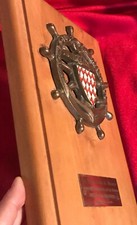 YCM Yacht Club de Monaco 1991 Commemorative Award  Venise Monte Carlo boat race 