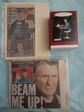 NEW VINTAGE 1996 STAR TREK "Mr. Spock" HALLMARK KEEPSAKE ORNAMENT/ NEWSPAPER AD