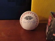 Gio Gonzalez Signed 2011 all star Game MLB ball sticker bx4