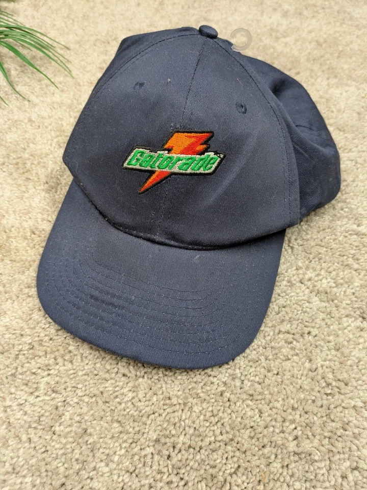 复古 90 年代佳得乐帽子平沿帽运动海军闪电螺栓眼镜蛇卡帽 Y2K — 第 2/4 张图片