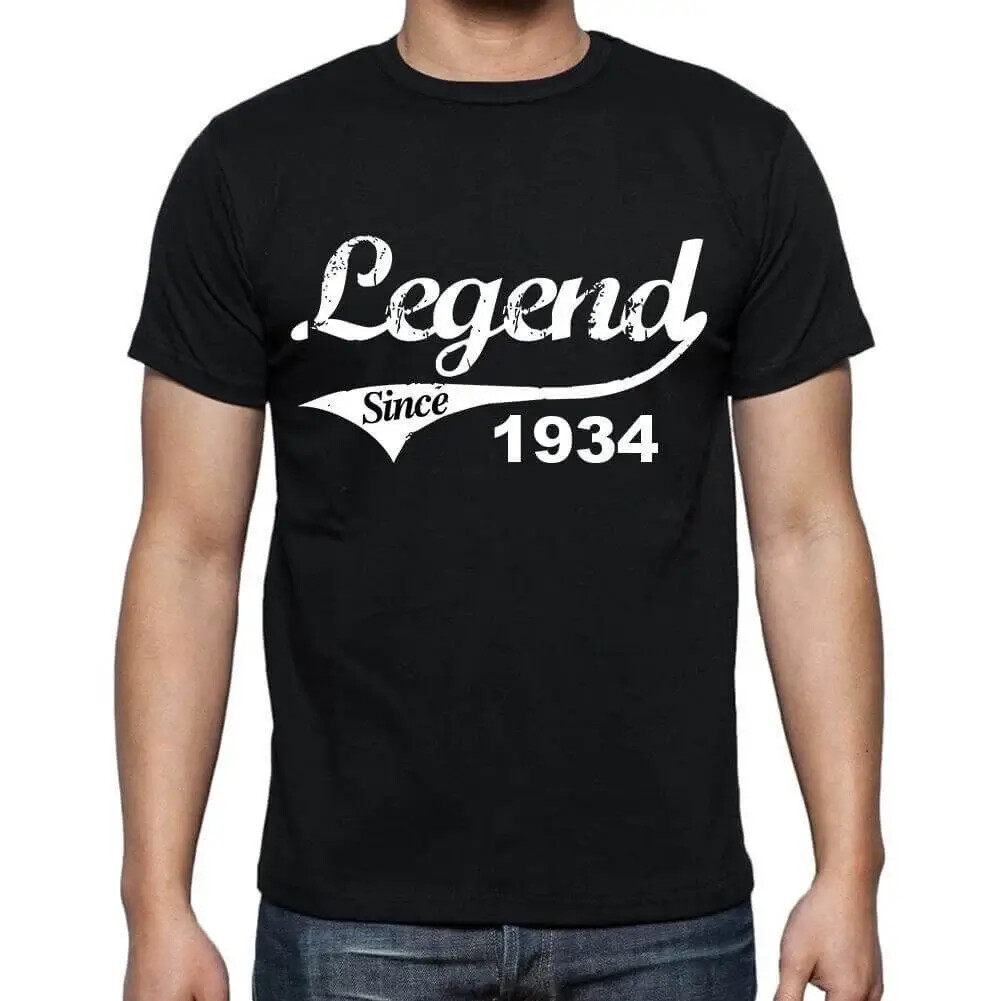 T-shirt Homme Graphique 'Born In 90' - Coton Doux - Coupe Ajustée - Idéal Cadeau Anniversaire 90 Ans