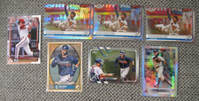 DANSBY SWANSON 7-CARD LOT 2015-22 1st Bowman/Prism Refractor/Base/GQ/Chrome...