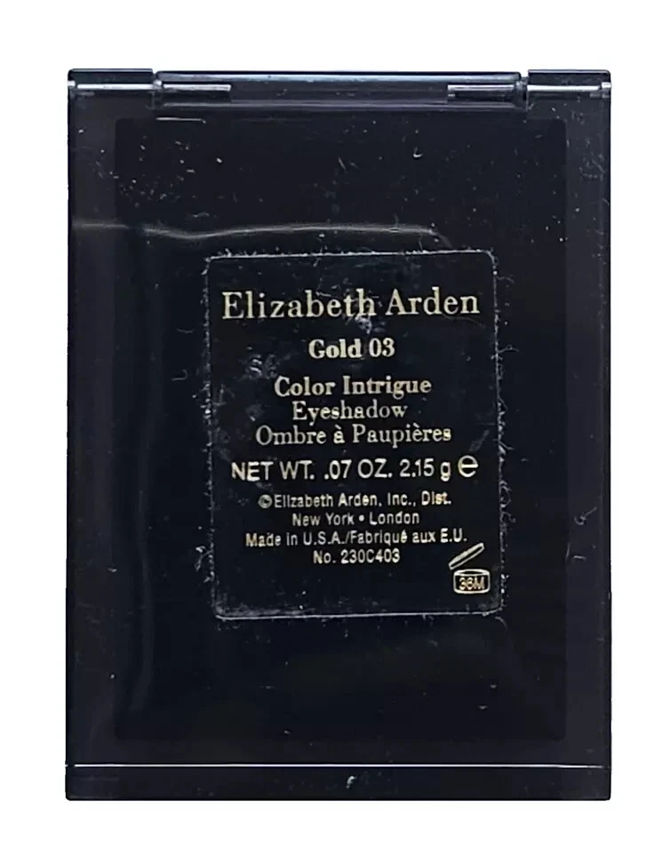 Elizabeth Arden Color Intrigue Eyeshadow Single Gold #03 Shades 2.15g/0.07oz - Image 2 of 2