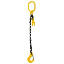 13mm 5.3T SINGLE LEG LIFTING CHAIN SLING + HOOK + SHORTENING CLUTCH1/2/3/4/5/6m