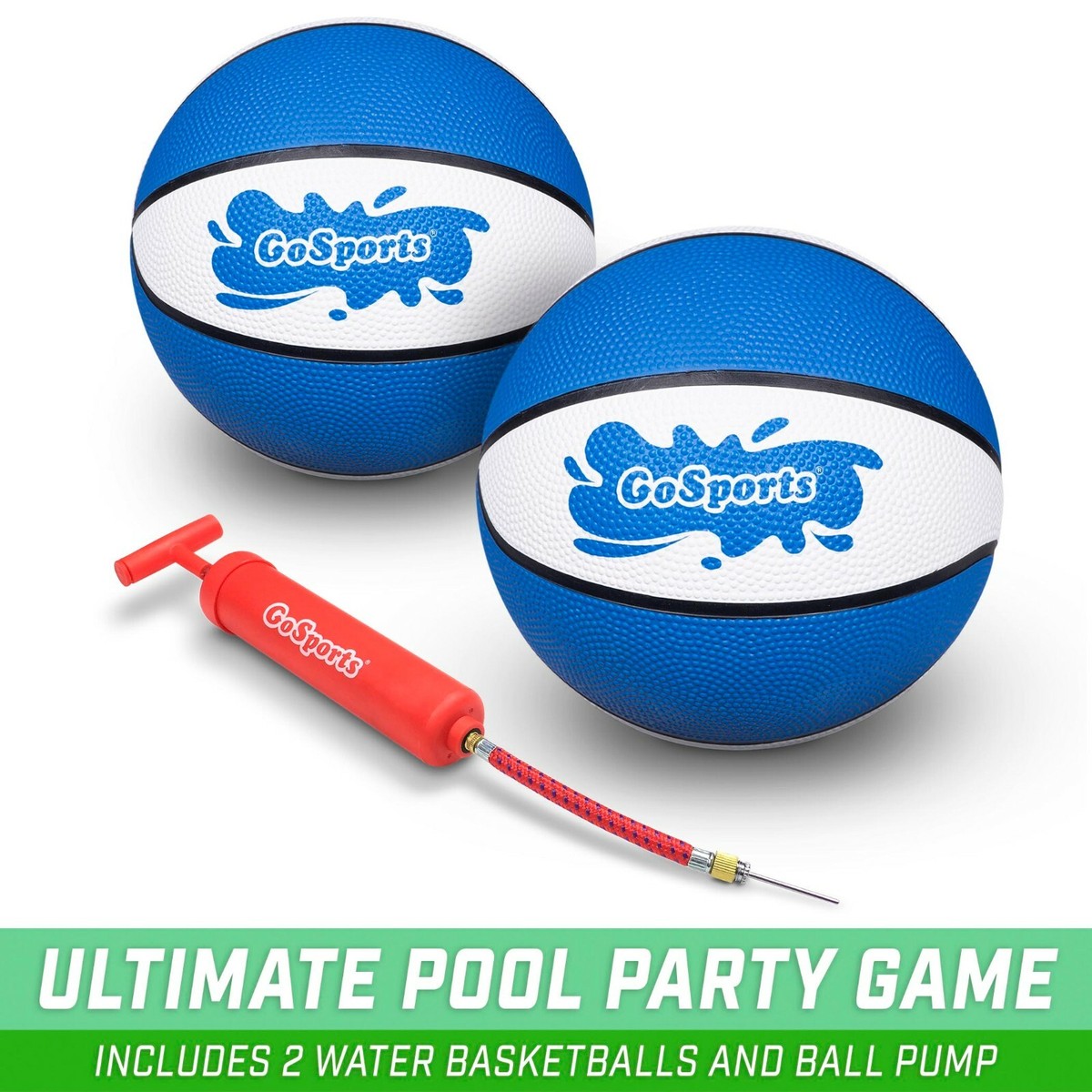 GoSports Splash Hoop - Juego De Baloncesto Para Piscina, Incluye Aro De Baloncesto De Agua Junto A La Piscina 2 Bolas Y Bomba De Inflador Elige Tu GoSports Splash Hoop - Juego De Baloncesto Para Piscina, Incluye Aro De Baloncesto De Agua Junto A La Piscina 2 Bolas Y Bomba De Inflador Elige Tu