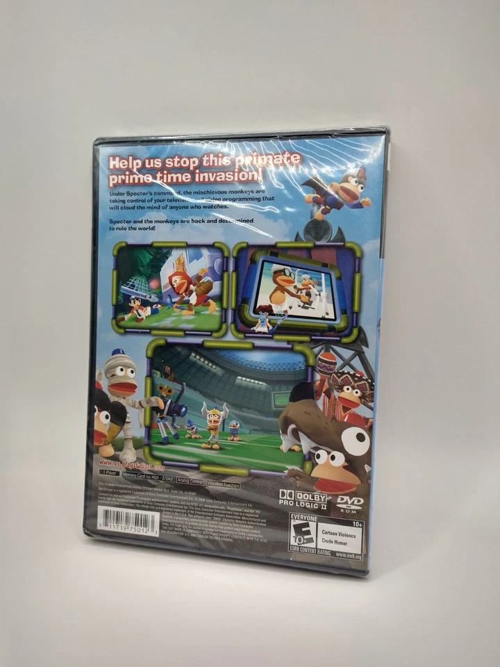 Ape Escape 3 (PS2) PlayStation 2, Rare Grail (Japan Studios, Sony) [Brand New] - Image 3 of 4