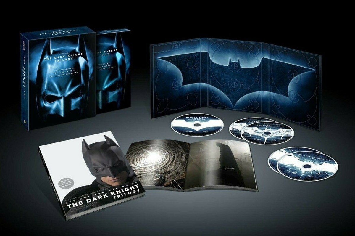 The Dark Knight Trilogy(Blu-ray,3 Film+64-Page Excerpt,Limited