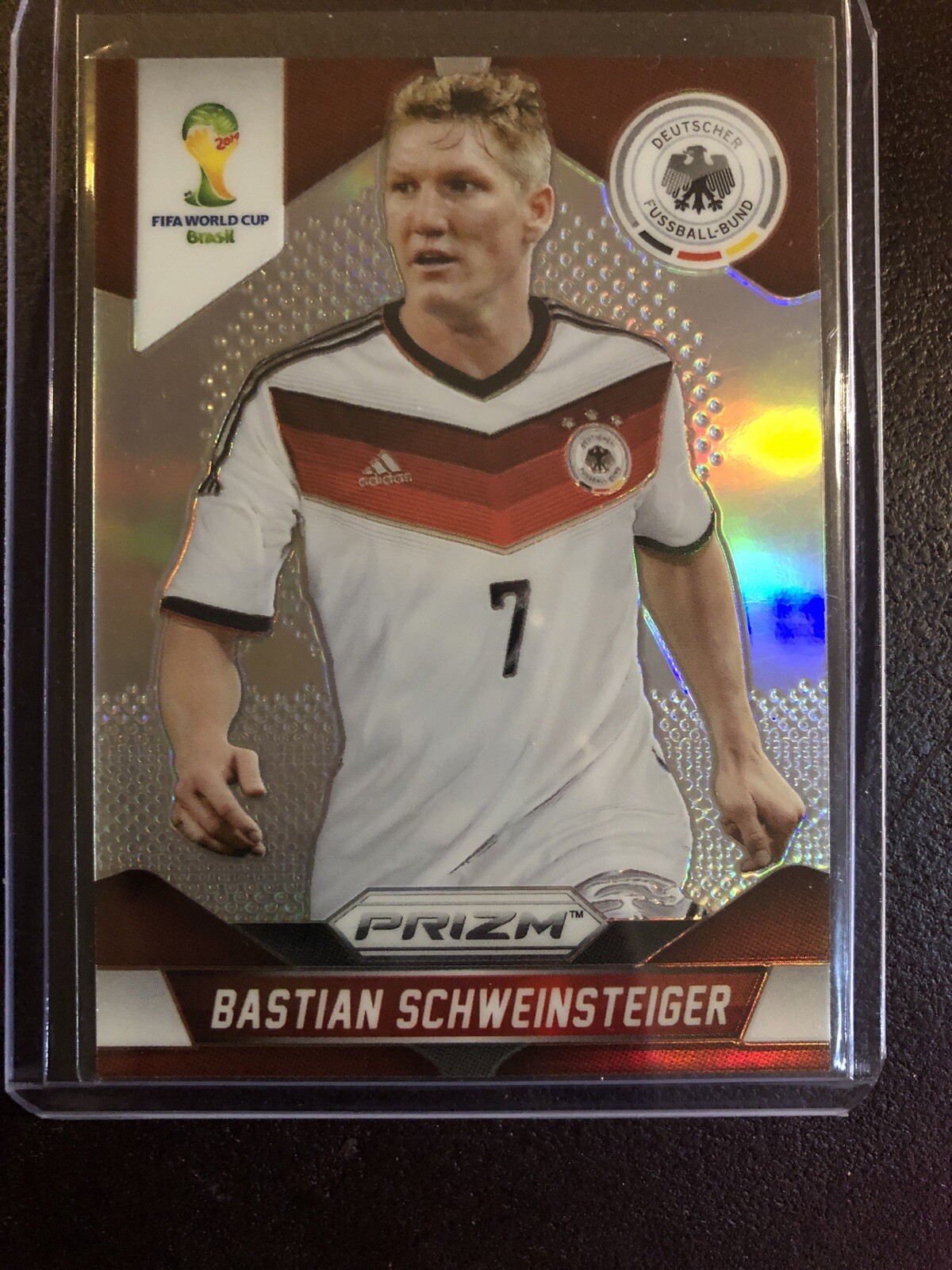BASTIAN SCHWEINSTEIGER 2014 PANINI PRIZM WORLD CUP #90 SILVER PRIZM