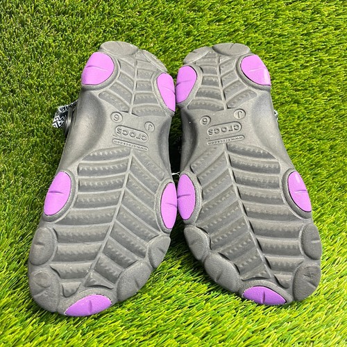 Crocs x Marvel Black Panther All Terrain Clog Boys Size 6Y Beach Walking Sandals - Picture 7 of 10
