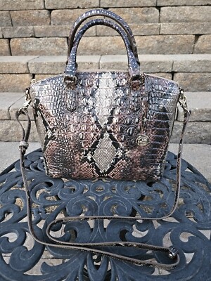 Brahmin Medium Duxbury Satchel Diamondback Melbourne NWT $315 Retail 