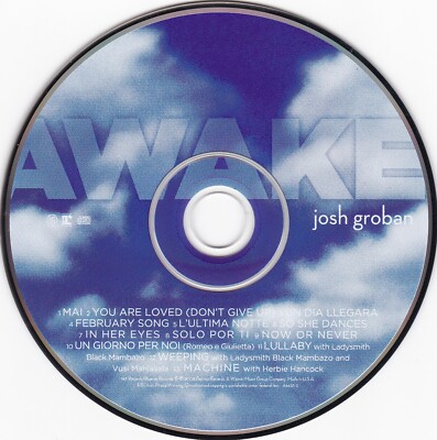 Awake by Josh Groban (CD, 2006) *CD ONLY*