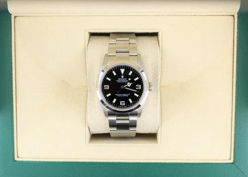 2002 Rolex Explorer 114270 Black Dial SS Oyster No Papers 36mm